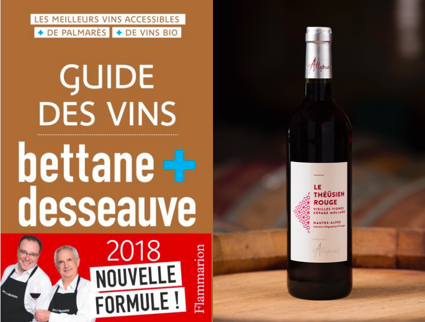 Nos vins sélectionnés par le Bettane & Desseauve 2018 !